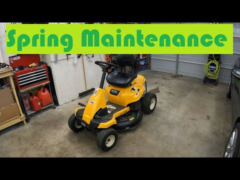 Видео: Весеннее обслуживание газонокосилки | Cub Cadet CC30H