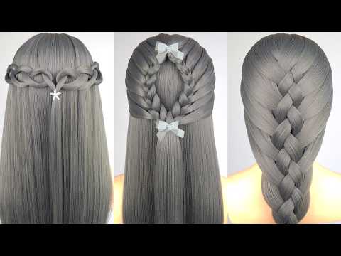 Видео: Простая прическа разного типа — новая прическа | Простая прическа | Прически для девочек