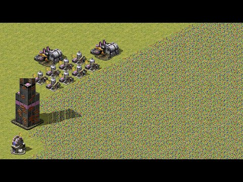 Видео: Red Alert 2 | Месть Юрия | 7 на 1 | Nicoandreas Ver 02 Новая карта Extra Hard AI