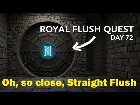 Видео: Я приближаюсь к стрит-флешу на 72-й день