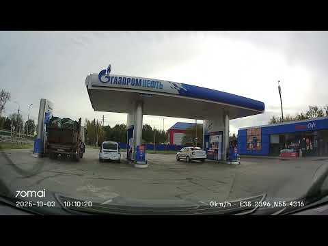 Видео: Driving in Moscow agglomeration: Текстильщики - Бронницы 03/10/2025 (timelapse 4x)