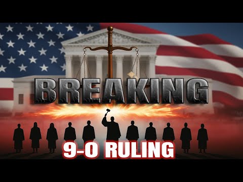 Видео: СРОЧНО: единогласное решение Верховного суда (9-0) шокировало Америку — Конституция уже никогда н...