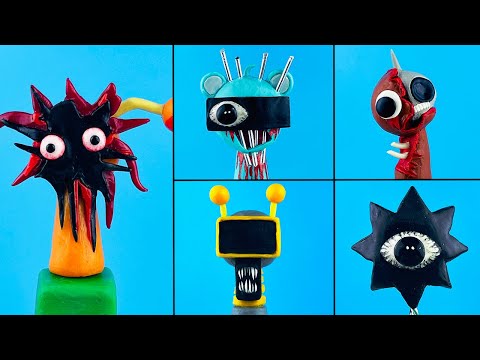 Видео: Лепим фигурки СПРУНКИ ФАЗА 3 🎵 Sprunki Phase 3 Лепка ОК часть 2