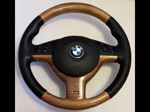 Видео: Деревянный М-руль для BMW e46