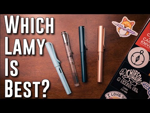 Видео: ПОЛНОЕ руководство по ручкам Lamy: Safari, AL-Star, Vista, LX и Joy!