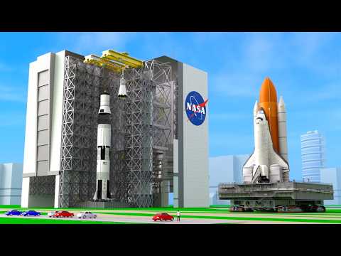 Видео: Что внутри VAB? (Здание сборки транспортных средств)
