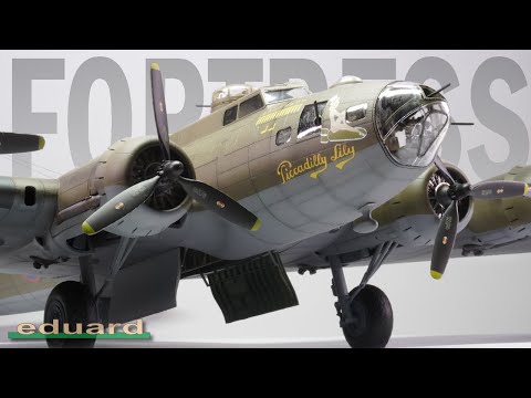 Видео: Совершенно новый самолёт Eduard's «Кровавая сотня» 1/48 B-17F | Полная сборка | 4K