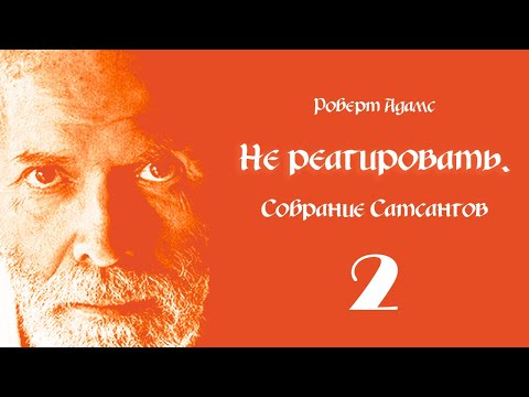 Видео: Роберт Адамс. Не реагировать. Собрание Сатсангов. Часть 2.