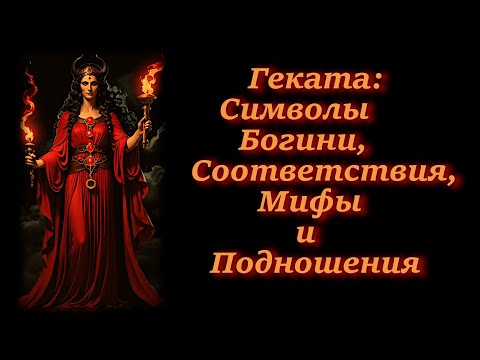 Видео: Геката: Символы Богини, Соответствия, Мифы и Подношения.