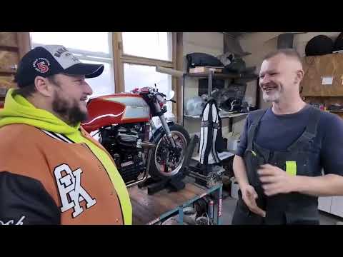 Видео: Мы с рубрикой #PeaceTeam в гостях у  Спартак Малькевич  мастерская Sparta garage !