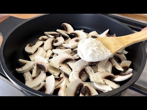 Видео: 🍄‍🟫 Добавьте всего 1 ложку муки к грибам! 🤫 Рецепт-секрет, которому уже 200 лет!