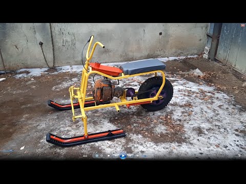 Видео: Ребёнок в ШОКЕ от этого СНЕГОКАТА!!!