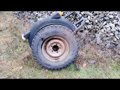 Видео: Колесо от Уаза на Москвич-дёшево..