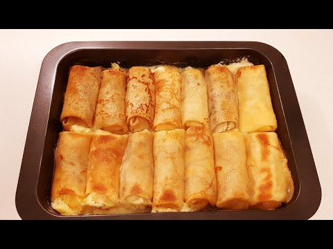 Видео: Блины под соусом!