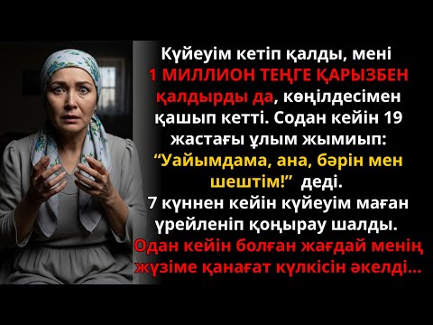 Видео: Күйеуім қашып, 1 млн теңге қарыз қалдырды… 7 күннен кейін өзі жылады! | Ешкім естімеген әңгіме
