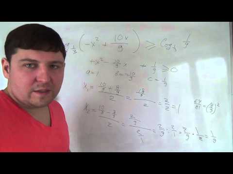 Видео: Алгебра 11 класс Логарифмические неравенства часть 4