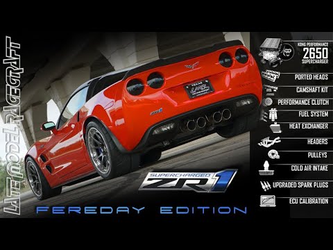 Видео: Fereday Edition C6 ZR1 выходит на испытательный трек