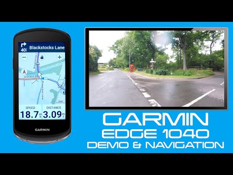 Видео: Демонстрация Garmin Edge 1040 Solar Live / Навигация