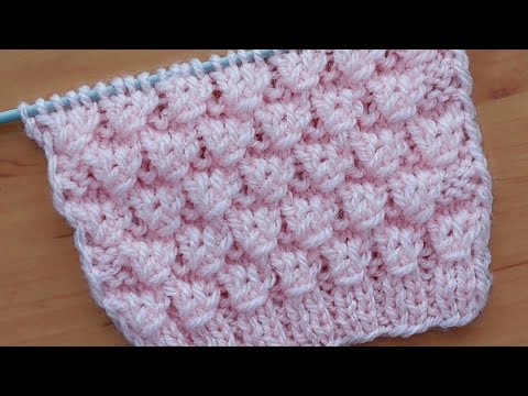 Видео: Красивый 👍объёмный узор спицами для детской кофточки, шапочки, свитера, туники.