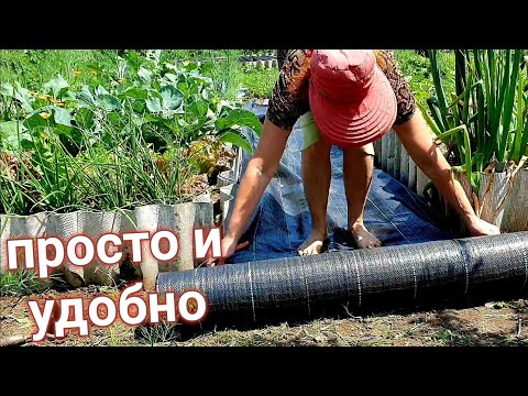 Видео: Дорожки в огороде! Бюджетно. Легко. Под силу каждому.