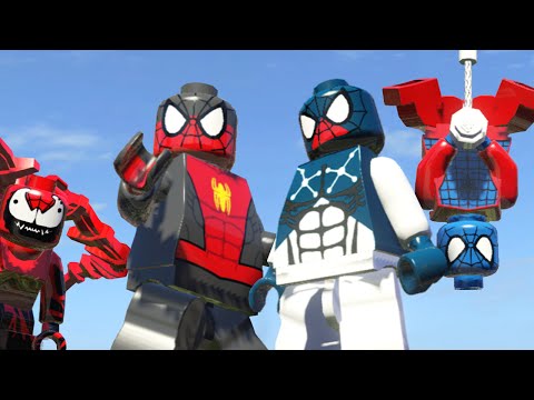 Видео: МНОГО ПАУЧКОВ - LEGO Marvel Super Heroes