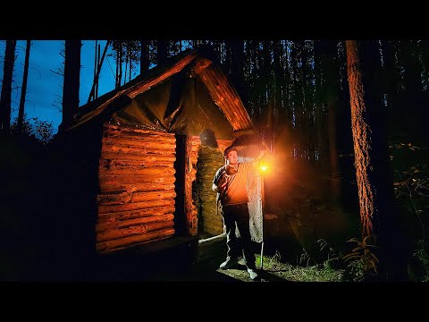Видео: ПРИШЁЛ В ХИЖИНУ И ОСТАЛСЯ ДО УТРА. ЛЕСНОЙ БЫТ. ПРИГОТОВЛЕНИЕ ЕДЫ В ПЕЧИ.