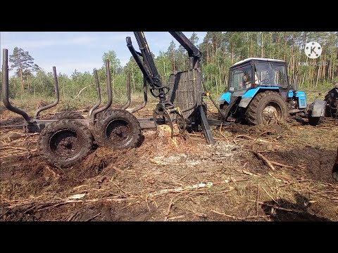 Видео: как мы вытаскивали мтз 1221