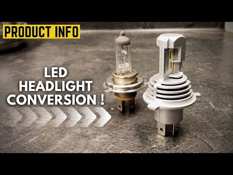 Видео: Переделка светодиодных фар для мотоцикла — установка и тестирование!