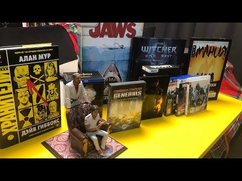 Видео: Моя коллекция ИГР ПК PS 3.4.5 ФИГУРОК Blu-Ray фильмов КОМИКСОВ АРТБУКОВ СТИЛБУКОВ ЛИМИТОК