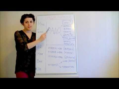 Видео: Conversational Russian - Constructions with "надо" and "нужно"