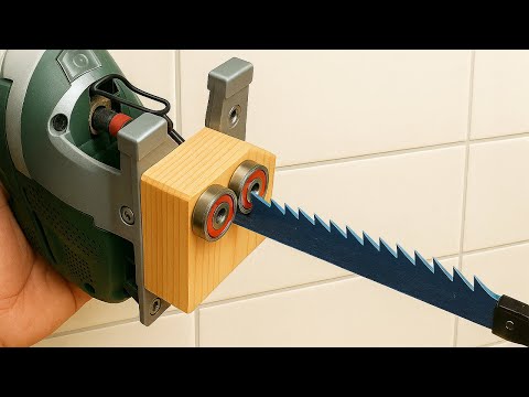 Видео: Шокирующее изобретение 65-летнего плотника! Самодельное приспособление для направляющей пилы, которо