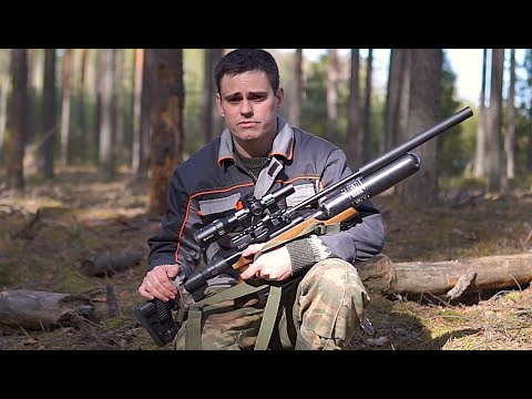 Видео: ПСП Винтовка Егерь 6,35 под валан как стреляет? Прицел Artelv  1-6x24 SFP 30мм