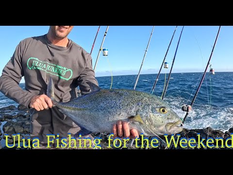 Видео: Рыбалка в Улуа на все выходные в погоне за GT!!! Береговая рыбалка на ГАВАЙЯХ