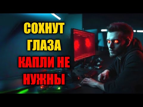 Видео: Сохнут глаза - КАПЛИ НЕ НУЖНЫ - Что делать разработчику