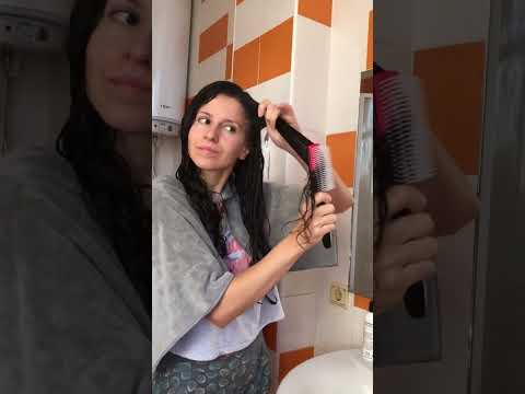 Видео: Быстрая укладка КУДРЕЙ расчёской Denman Brush | хорошо работает на разные типы кудрей