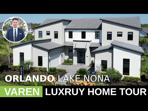 Видео: Экскурсия по роскошному особняку | Лейк-Нона, Орландо | Varen Toll Brothers | Лейк-Нона | Риэлтор...