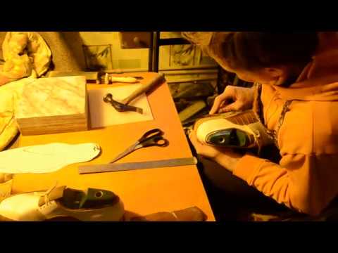 Видео: Обувь ручной работы. Каблук. Последний флик и набойка (профилактика).