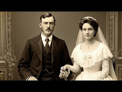 Видео: Этот свадебный портрет 1903 года выглядит обычно — пока вы не приблизите руку невесты…