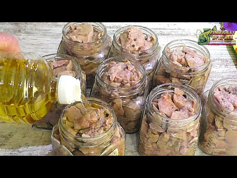 Видео: Печень щуки в масле, вкусные консервы из рыбы