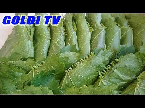 Видео: Խաղողի տերեւի թթու:Виноградные листья на зиму для долмы.How to marinate grape leaves