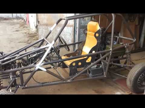 Видео: Самодельная багги из Оки. Этапы строительства. Готовность 65%. (Homemade buggy 65% done)