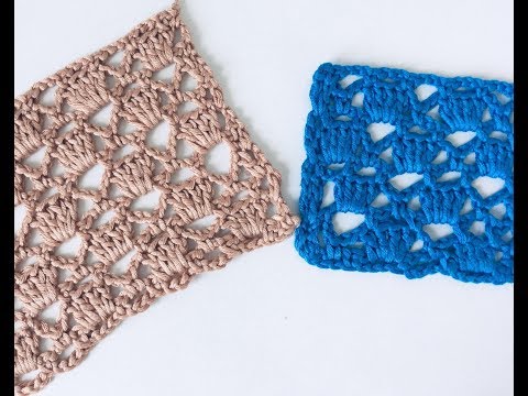 Видео: Ажурный узор крючком//Узор в копилку.