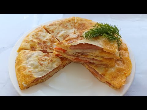 Видео: Быстрый Завтрак из ЛАВАША! Вкуснятина на ЗАВТРАК за 15 минут! Лаваштан ТАҢҒЫ АС!