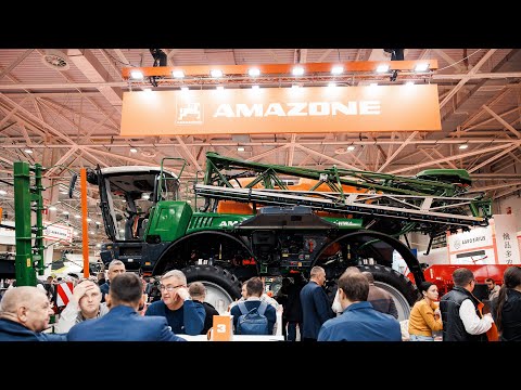 Видео: Amazone Pantera 4504HW  - обзор самоходного опрыскивателя на ЮгАгро 2023