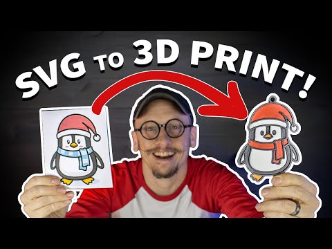 Видео: Как превратить SVG в 3D-печать!