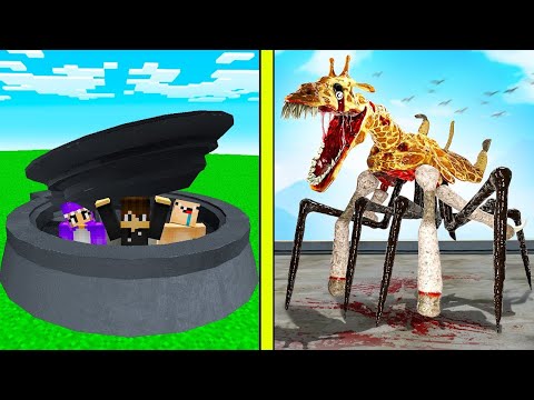 Видео: ПРО И ДЕВУШКА СПРЯТАЛИСЬ В СЕКРЕТНОМ БУНКЕРЕ ! МОНСТРЫ ЗООЧОЗИС НАПАЛИ НА БАЗУ В МАЙНКРАФТ !