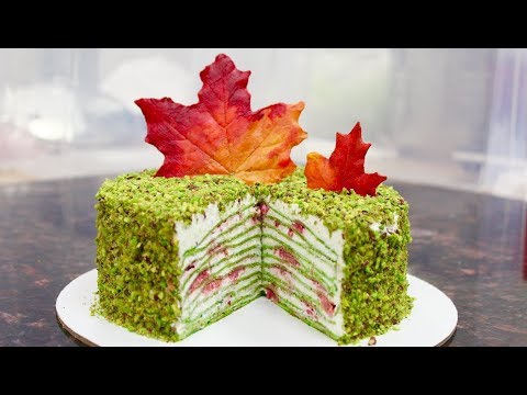 Видео: ТОРТ ШПИНАТНЫЙ ИЗУМРУДНЫЙ / БЕЗ ВЫПЕЧКИ БЛИННЫЙ