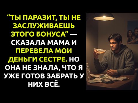 Видео: “Ты не заслуживаешь этих денег” — сказала мама. Тогда я закрыл все их счета