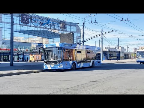 Видео: Троллейбус, маршрут №27 (с. м. Купчино - пр-т Большевиков) 6281 "Адмирал" б.3201 (10.05.2022)
