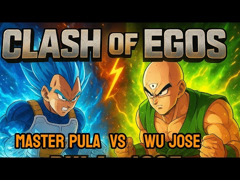 Видео: СТОЛКНОВЕНИЕ ЭГО! ⚡ Вегета Блю против Тенсинхана 🔥 Мастер Пула vs Wu JOSE – DBFZ